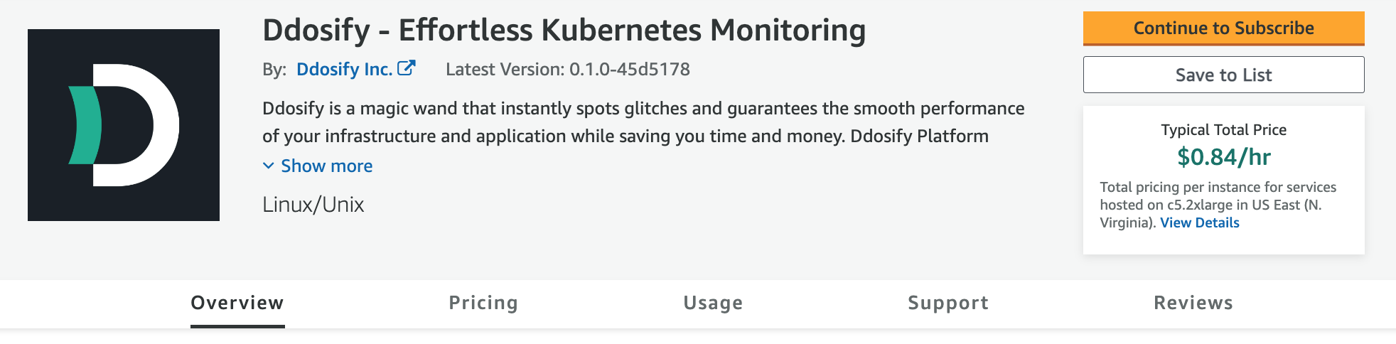 Anteon - Effortless Kubernetes Monitoring AWS Marketplace